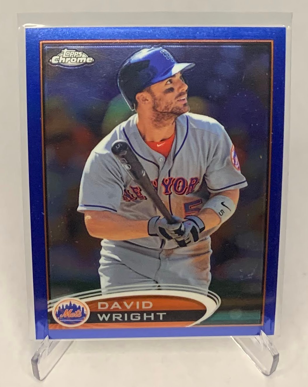 2012 Topps Chrome David Wright Blue Refractor /199 #41
