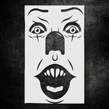 Halloween Pumpkin Face Wall Art Stencil for Festive Home Decor - StencilAir