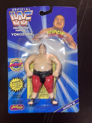 WWF BEND-EMS� YOKOZUNA MIP MOC WWE WCW...