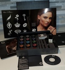 Professional Glitter Tattoo Body Art Starter Kit Stencils, Brushes, Business