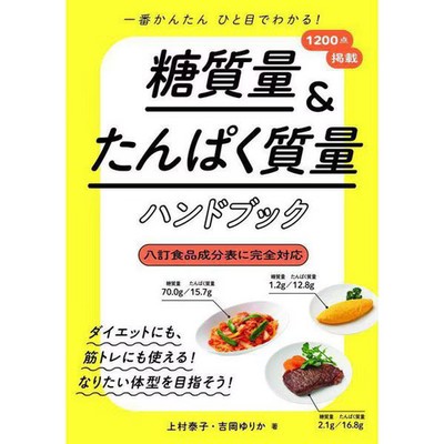 Carbohydrate Protein Handbook Diet Muscle Training Food Composition Guide Japan