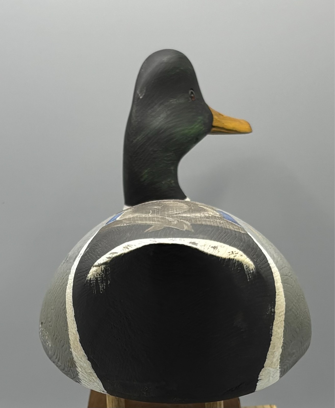 SIGNED TOM HUMBERSTONE (UPSTATE NY) TURNED HEAD MALLARD DRAKE - EXC COND