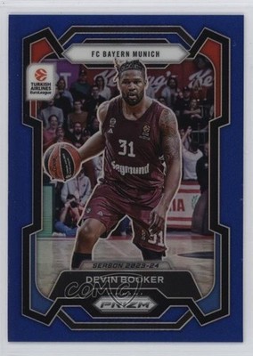 2023 Panini Prizm Turkish Airlines EuroLeague Blue 15/199 Devin Booker #136 14mf