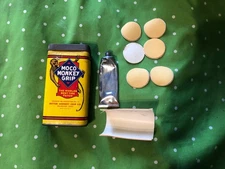 Moco Monkey Grip tire patch box card board and patches VG condition