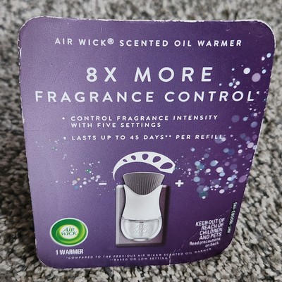 Air wick Scented Oil Warmer Plug In Air Freshener Adjustable Fragrance Control 