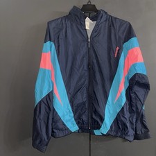 VTG 80'S ADIDAS Silver Tag COLOR BLOCK WINDBREAKER JACKET Men's XL Nice Colorway