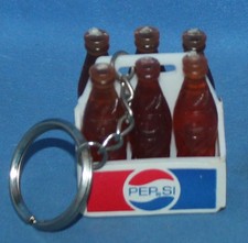 Vintage Pepsi Six Pack Collectible Keychain