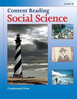 CONTENT READING: SOCIAL SCIENCE, LEVEL D By Continental Press **Excellent**