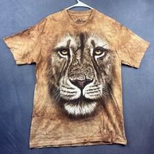 Vintage The Mountain Lion Shirt Made in USA Tie Dye 2011 Jeremy Paul Zoo Med