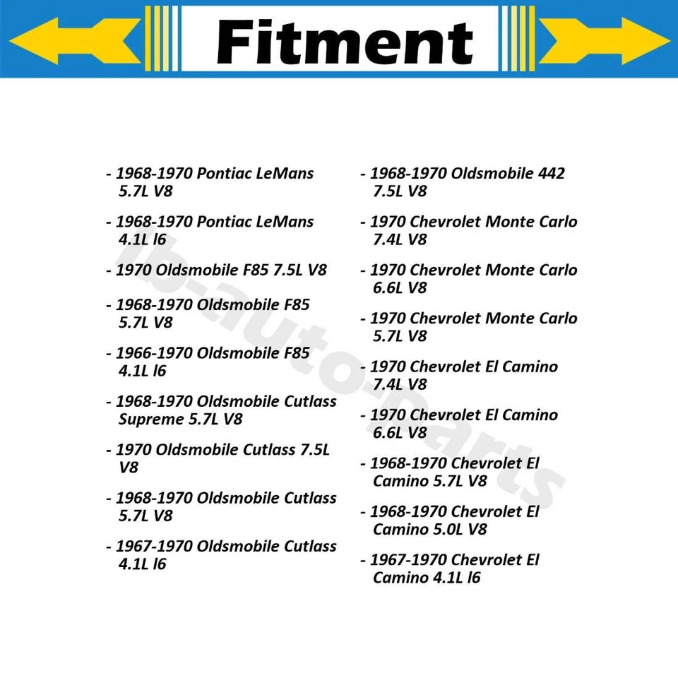 4 X передние внутренние внешние концы анкерного стержня для Chevrolet Chevelle 1964 1965 1966 1967 - Изображение 3 из 4