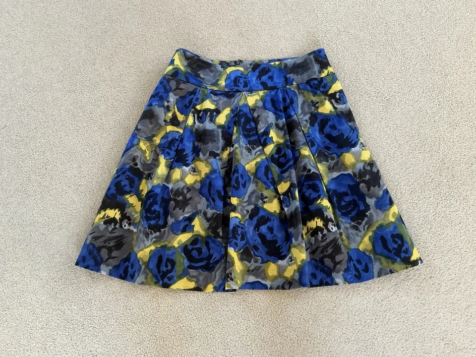 Delightful Silk Mix Skirt By Hobbs Size 16 - Image 4 of 4