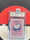 Pristine Snorlax Old Maid 2023 Japanese Pokemon Super High Grade 10