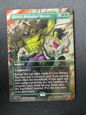 Earth's Mightiest Heroes (BORDERLESS) - Marvel Super Heroes (Magic) NM