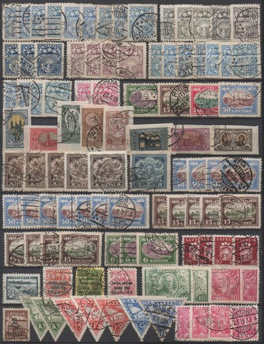 LETTONIIE - LATVIJA / 1918-1940 IMPORTANT LOT OBLITERE / 4 IMAGES - PETIT PRIX - Picture 2 of 4