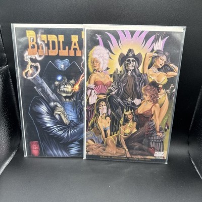 Chaos Comics Bedlam #1 & 1 Premium Edition LTD 3k   2000 Chaos Comics (G23)(24)