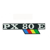 Emblem Logo Schriftzug Px80E Bunt 2 Pins 130X33Mm FüR Vespa P 150 X/E PX MY 200