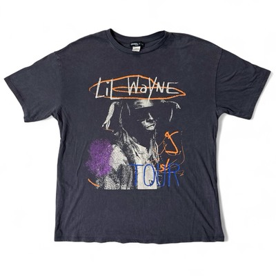Lil Wayne Tour Graphic T Shirt Faded X Small Double Sided Young Money