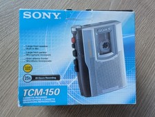BRAND NEW Sony TCM-150 Cassette Voice Recorder Never Used Original Box Walkman