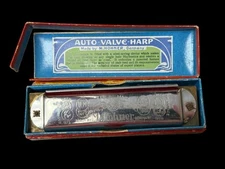 Vintage M. Hohner Auto Valve Harp Harmonica- Model 105