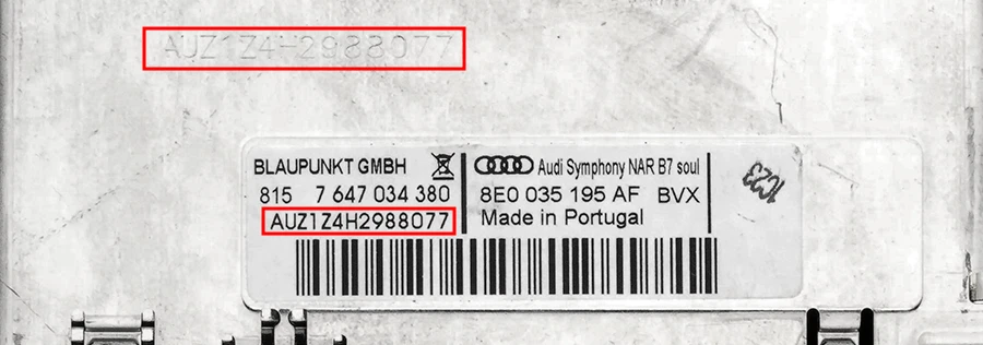 ✅AUDI A2 RADIO DEKODIEREN PIN CODE NAVIGATION RNS-E CHORUS CONCERT SYMPHONY✅ - Bild 3 von 4