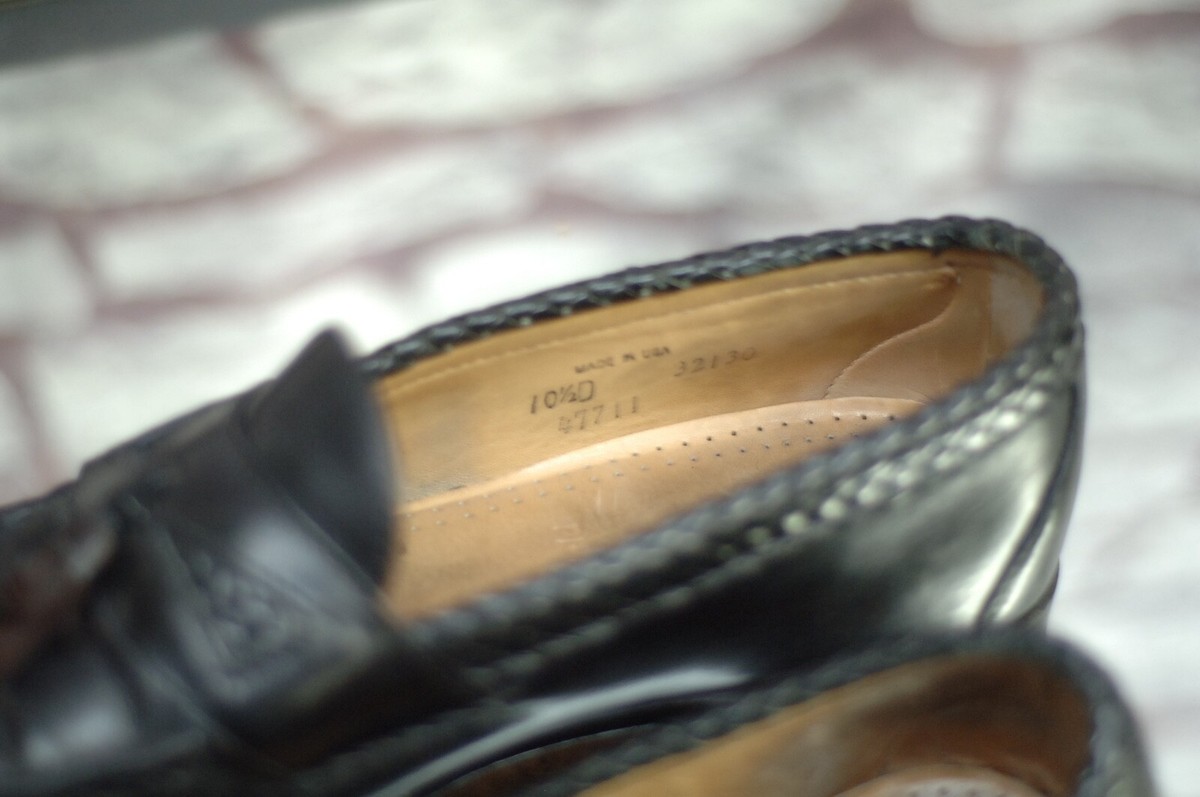 Allen Edmonds Mens  Maxfield Classic‎ Dress Black Leather Tassel Loafers S-10.5D Allen Edmonds Grayson Black Leather Tassel | Mercari main image 2