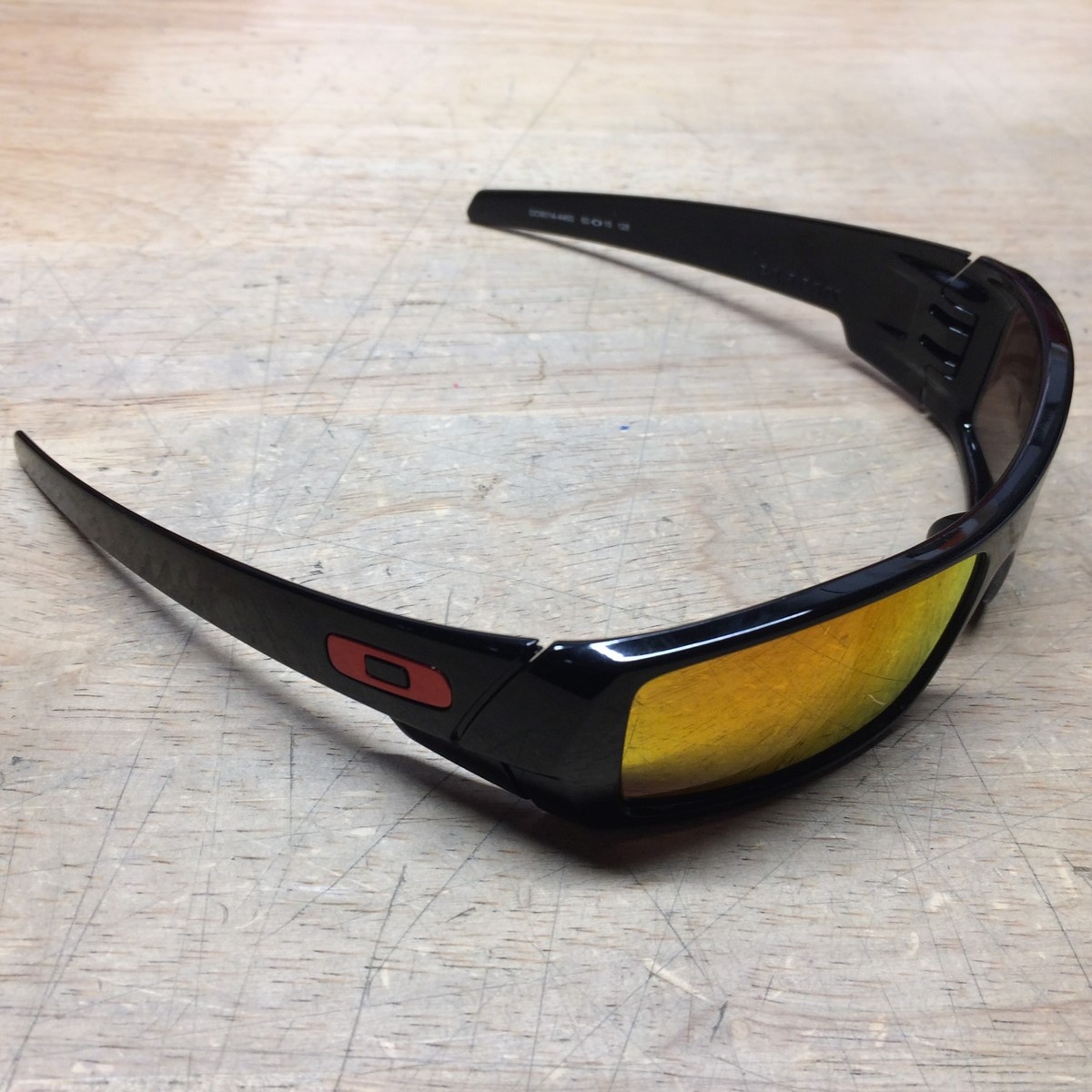 Oakley Gascan Sunglasses, Polished Black Frame, Prizm Ruby Lens