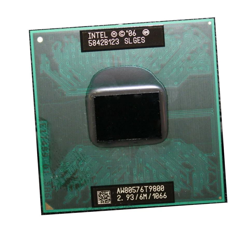 Intel Core 2 Duo T9800 T9900 Mobile Sockel P Dual-Core CPU Prozessor - Bild 2 von 2