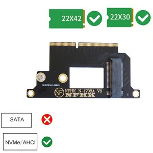 Nvme M 2 Ngff Ssd For 16 17 13 Macbook Pro A1708 Ssd Converter Adapter Card Ebay