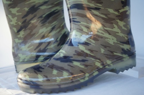 New Sturart Wetzman Rubber Boots Rain Kids Shoes Size L Green - Picture 7 of 12