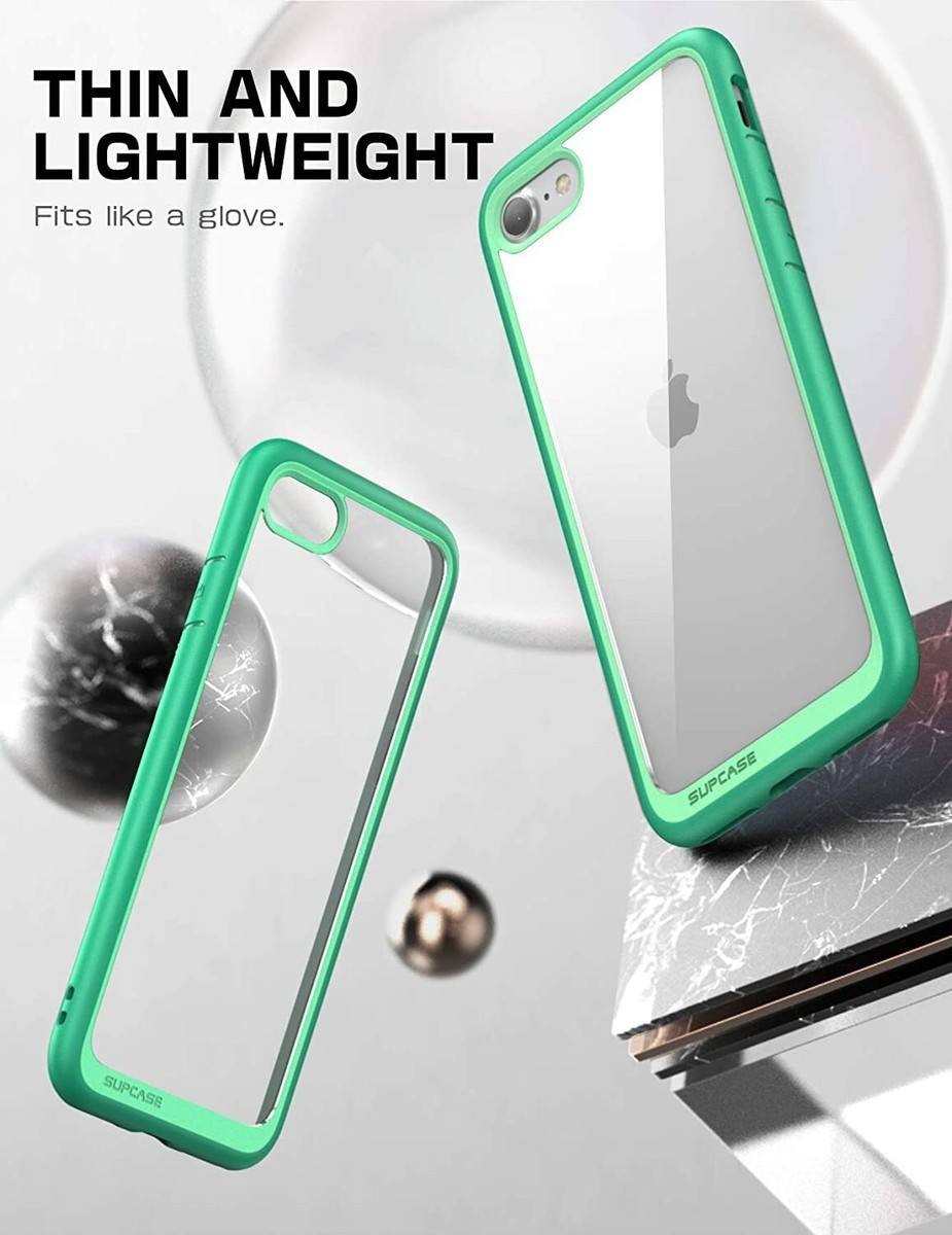 Yoedge Custodia Trasparente Per IPhone SE 2022/7/8/SE 2020 – Morbida Al TPU Con Farfalla Blu, Antiurto E Antiscivolo - 4