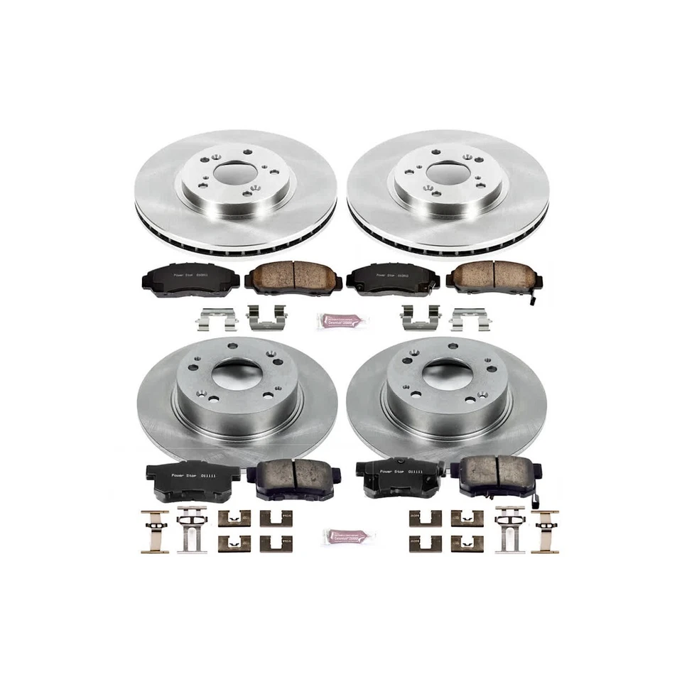 KOE2297 Powerstop 4-Wheel Set Brake Disc and Pad Kits Front & Rear for Acura TSX - Изображение 4 из 4