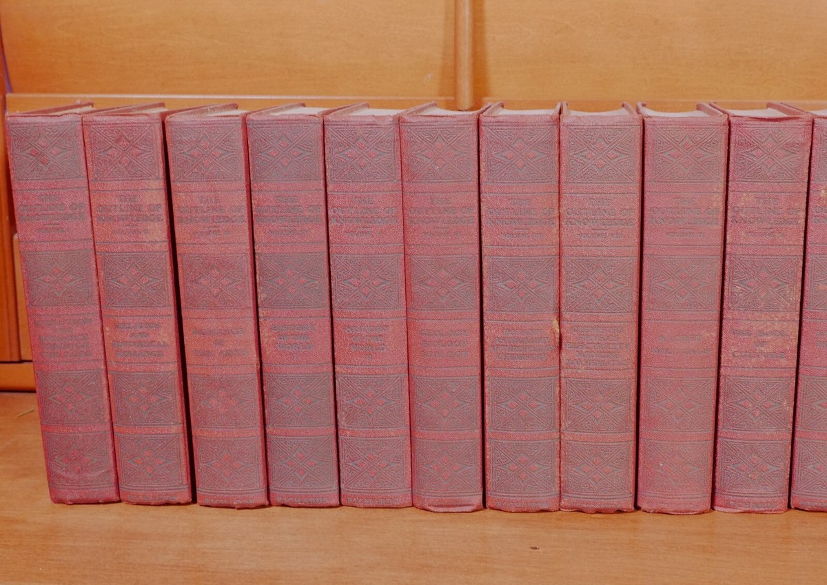 The Outline of Knowledge, Complete 20-Volume Set; 1924 James A