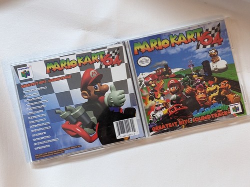 Mario Kart 64 Greatest Hits Soundtrack CD 1997 Nintendo HTF - Picture 3 of 4