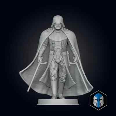 Star Wars | Darth Vader 1 - 9 Resin 3d gedruckt Raw 1/12