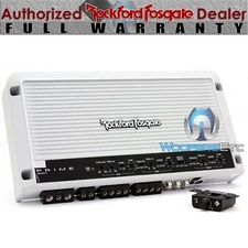 ROCKFORD FOSGATE M600-5 MARINE CLASS AB/D 5-CHANNEL 600W RMS SPEAKERS AMPLIFIER