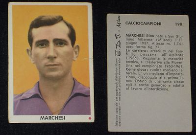 ***CALCIOCAMPIONI E.D.I. (EDI) 1961/62*** MARCHESI - FLORENTINA 