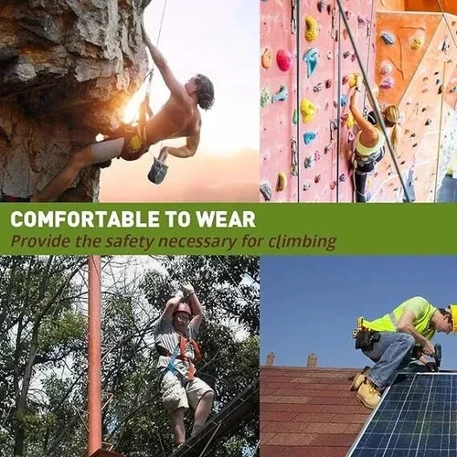 Verstellbarer Klettergurt Halbkörpergurte zur Feuerrettung Höhlenfelsen - Bild 2 von 33