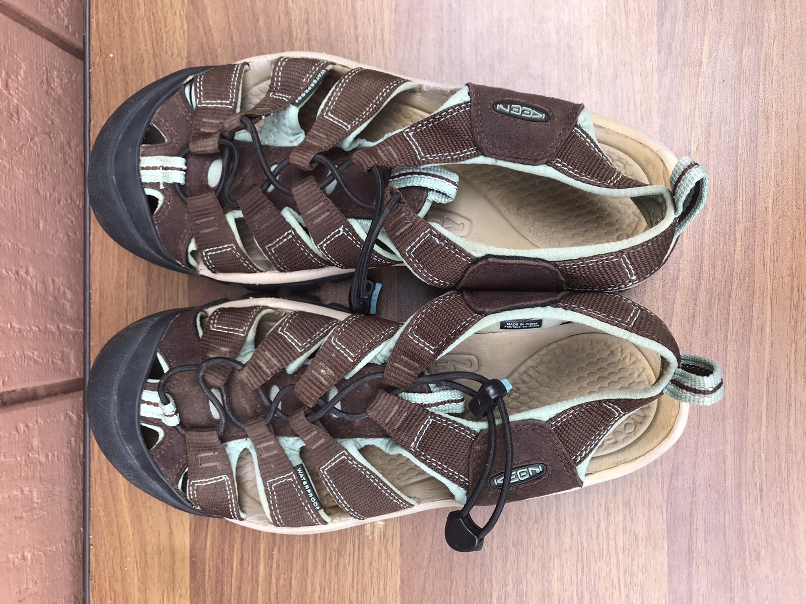 Scarpe sandali Keen Newport H2 marrone blu acqua donna US 10 escursionismo sentiero acqua C8