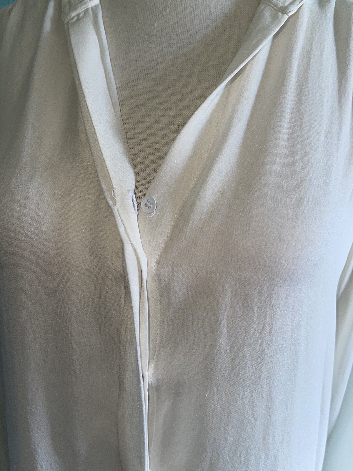 L’Agence Button Down Silk Blouse Anthropologie To… - image 6