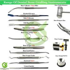 Bone Grafting Instruments Range Dental Implant Graft Syringe Collector Scraper