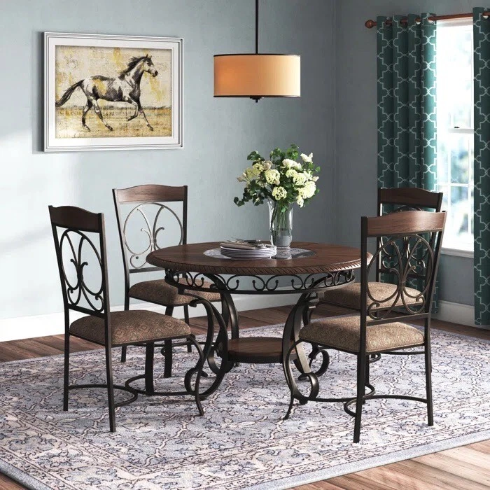 Ashley Signature Glambrey Dining Table and 4 Chairs Set Good