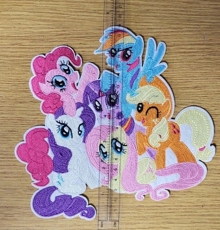 My Little Pony Herd grande toppa ricamata alta 7 1 2 pollici (toppa giacca)