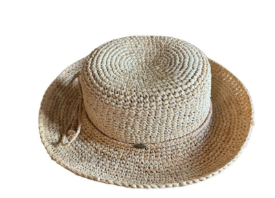The Scala Collection Women Hat Crocheted Raffia Wide Brim  display picture 2