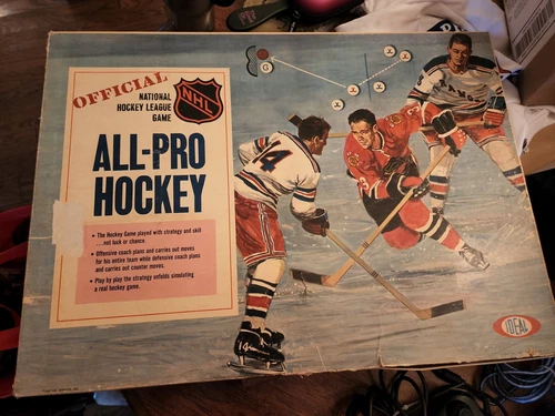 Ideal  NHL All Pro Hockey vintage game 1969 Hockey Boardgame