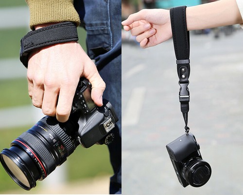 Camera Hand Grip for Canon EOS Nikon Sony Olympus SLR/DSLR Leather Wrist Strap - Picture 7 of 8