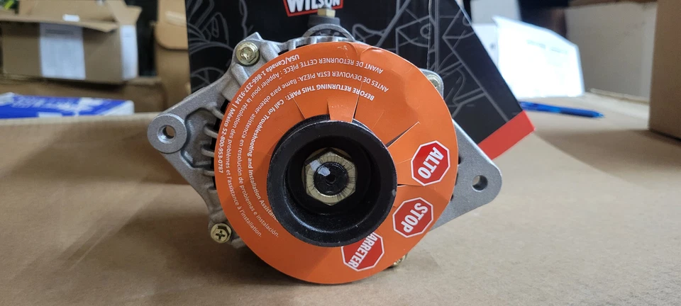 Wilson 90-27-3183 Alternator 12 V 75 A for 1993-1997 Subaru Impreza ^ - Image 2 of 2