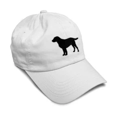 Soft Women Baseball Cap Black Labrador Retriever Lab Embroidery Dad Hats for Men