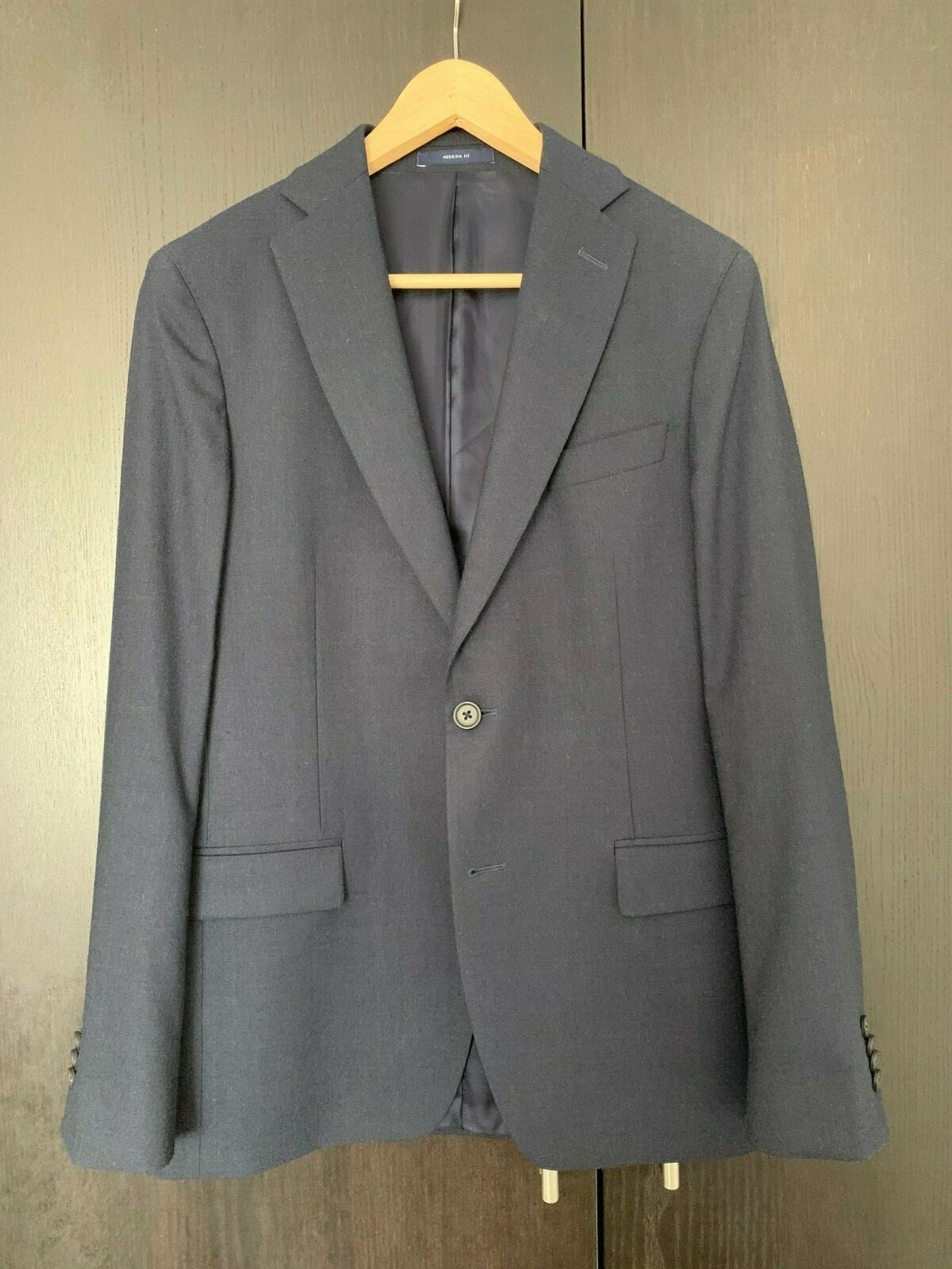 FILA Giacca tuta in flanella marina profonda hardy amies savile row london 36""r"" rrp 445