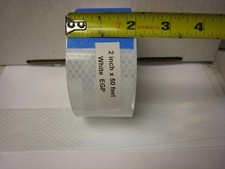 3M BRAND WHITE Reflective EGP Conspicuity Tape 2" x 50 feet