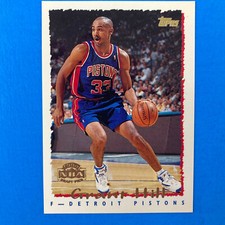 Grant Hill 1994-95 Topps Rookie Card #211 NBA HOF Detroit Pistons. rookie card picture